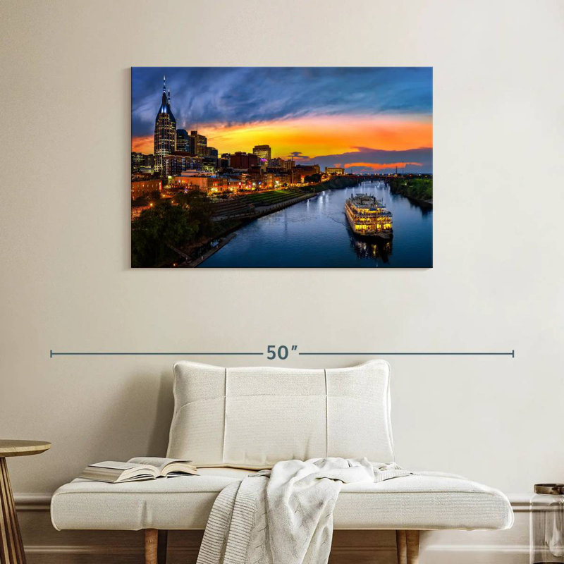 Croisière sur la rivière Nicci Nashville, H 26 po x l 39 po