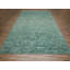 Tapis oriental rectangulaire en laine vert noué à la main 9 pi 4 po x 11 pi 9 po - MOA10276795