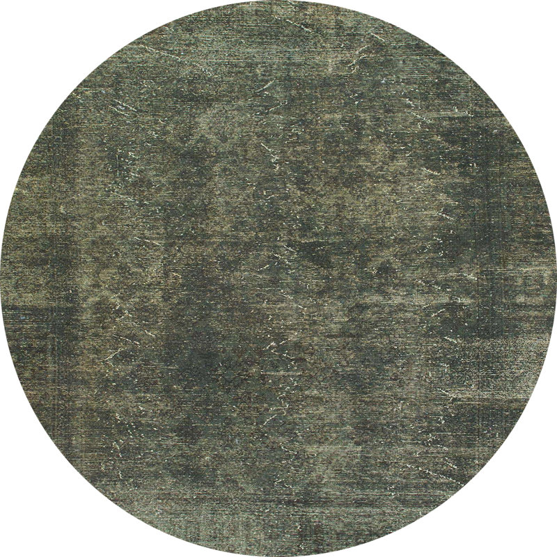 Abstract Indoor Rug, Round 8'