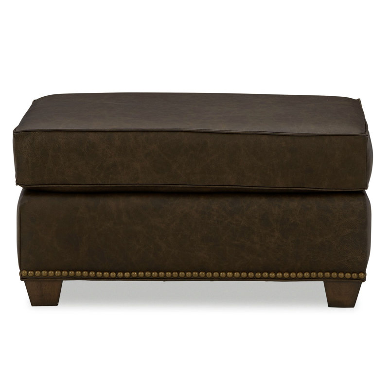 Repose-pieds Niyanna, Niyanna Brown Genuine Leather