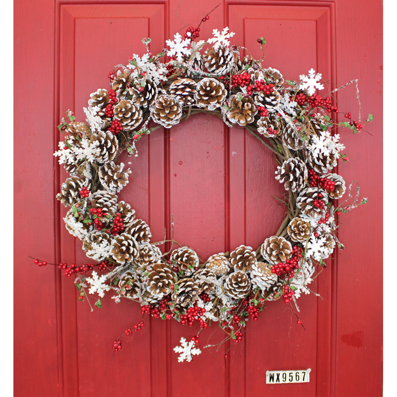 Faux Berry Silk 24'' Wreath