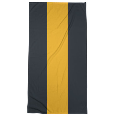 Baltimore Throwback Football Stripes Bath Towel