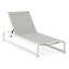 Chaise longue réglable à 5 niveaux pour 2 pièces pour l'extérieur, structure en aluminium avec filet, capacité de poids de 400 lb, position de bronzage au bord de la piscine à l'extérieur, et pour balcons de jardin, conception peu encombrante-121046304