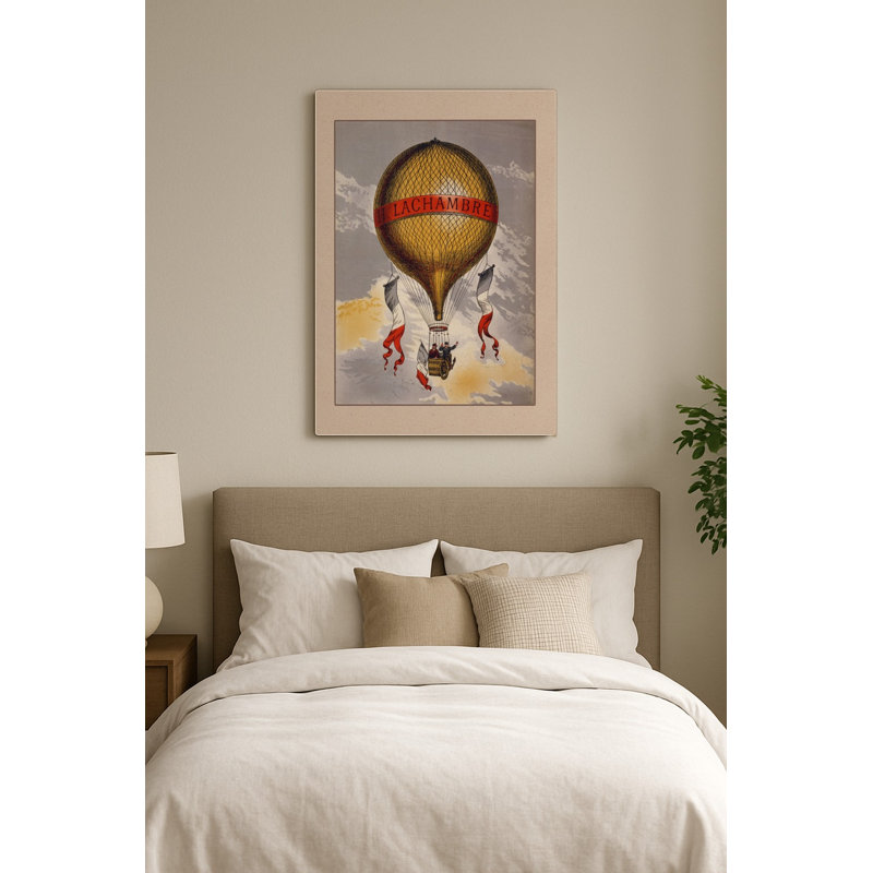 H. Lachambre Montgolfière — Portrait en métal, H 14 po x l 11 po
