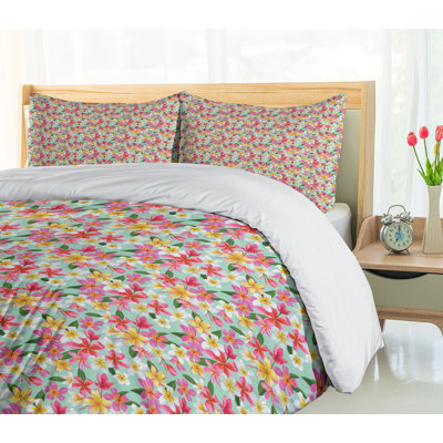 Multicolor Microfiber 3 Piece Duvet Cover Set -  Ambesonne, nev_81171_queen