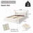 Queen Size Upholstered Platform Bed with Special Shaped Velvet  Headboard, Metal & Solid Wood Frame-1211193870-1217436314