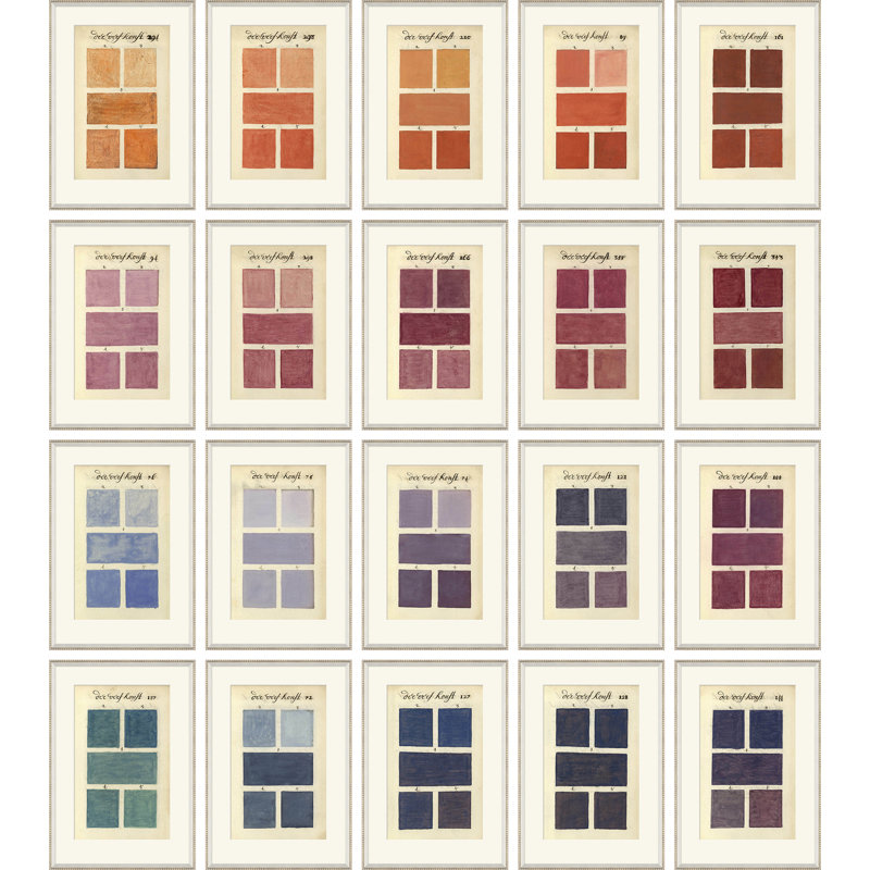 Antique Color Swatches Giclee Print by A. Boogert