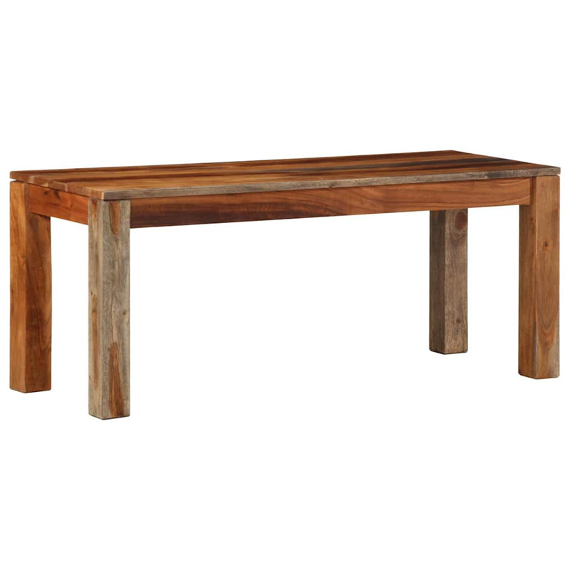 Solid Wood Bench, 45cm H x 110cm W x 40cm D