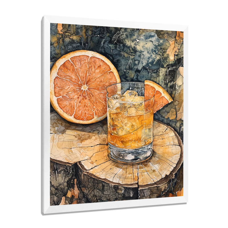 Dobrotin - Food & Beverage Canvas Wall Art, H 32 po x l 24 po, Reproduction encadrée d'une seule photo, Blanc