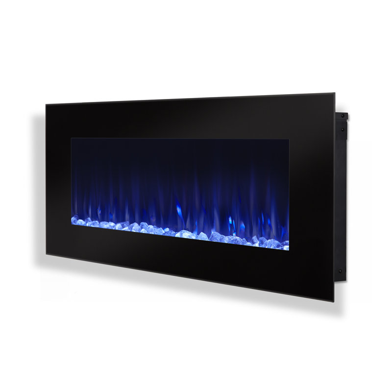 DiNatale 50" Wall-Mount Electric Fireplace by Real Flame, Black