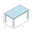Extendable Solid Wood Dining Table