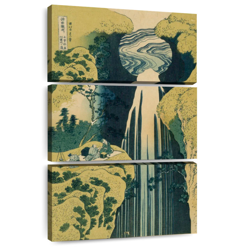Alvord, la cascade Amida sur la route de Kiso, H 32 po x l 20 po