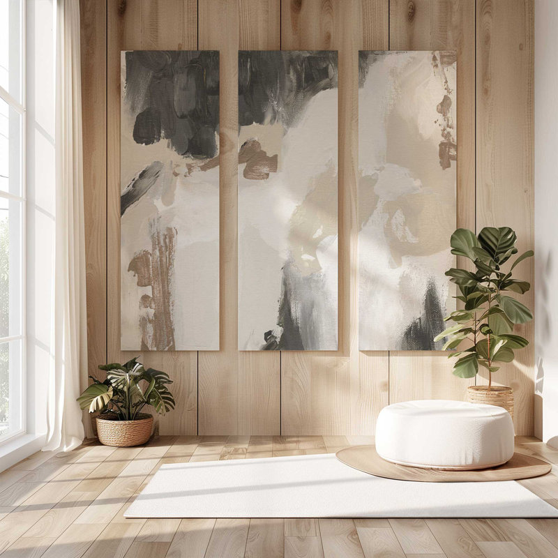 48 "x 48" mosaïque monochrome v1, grande impression sur toile, H 60 po x l 60 po