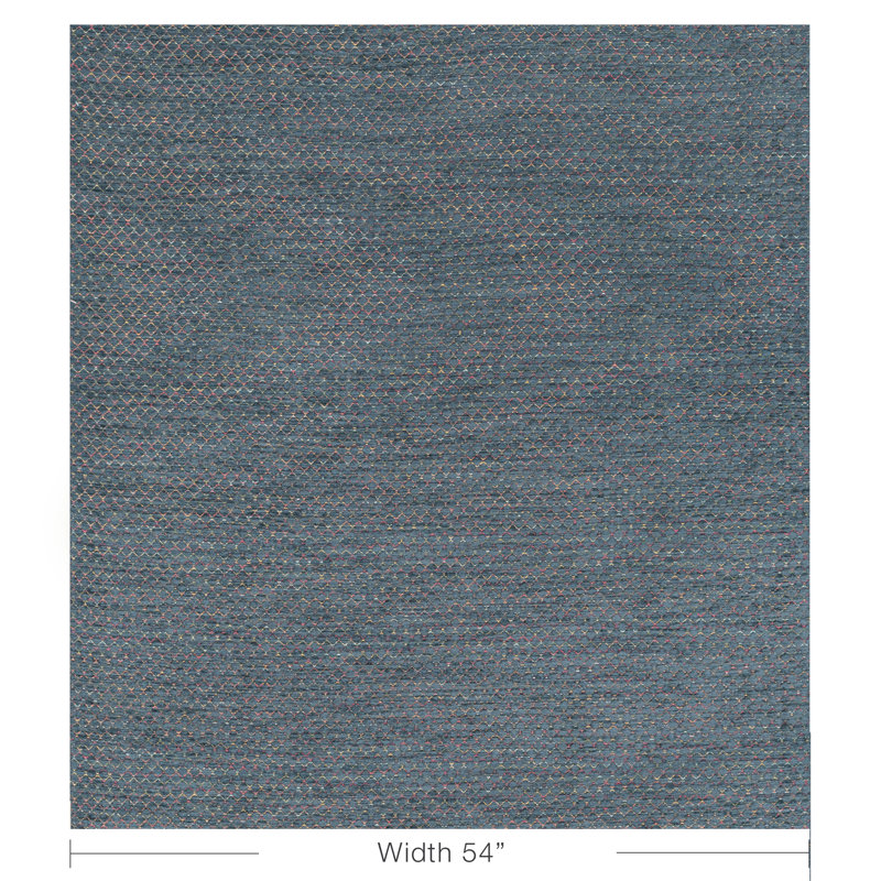 Bissy Cotton Blend Performance Fabric, Blue