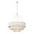 9-Light Chandelier in Blanco
