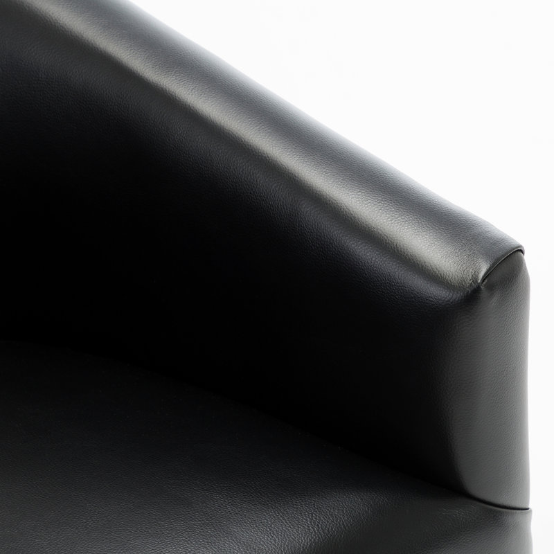 Chaise de fonction pivotante en bois noir, Black