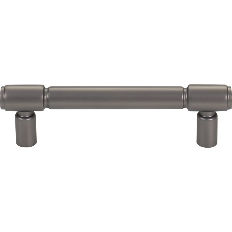 Clarence Bar pull, Ash Gray, 3 3/4" Center to Center