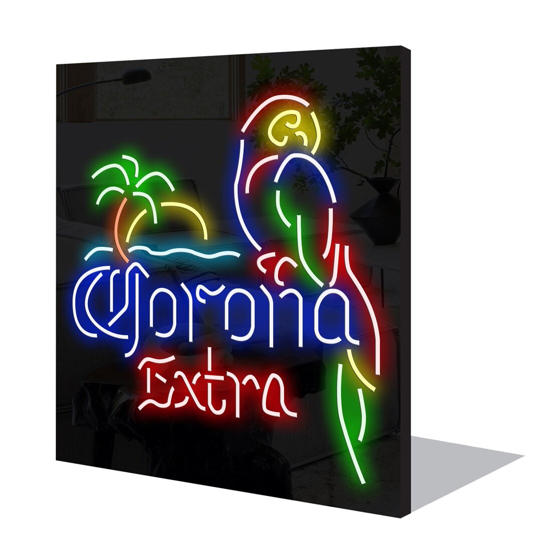 Wanddekoration Neon Sign Light Corona Extra