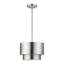 Acklin 1 Light Brushed Nickel Pendant-117592179-117592182