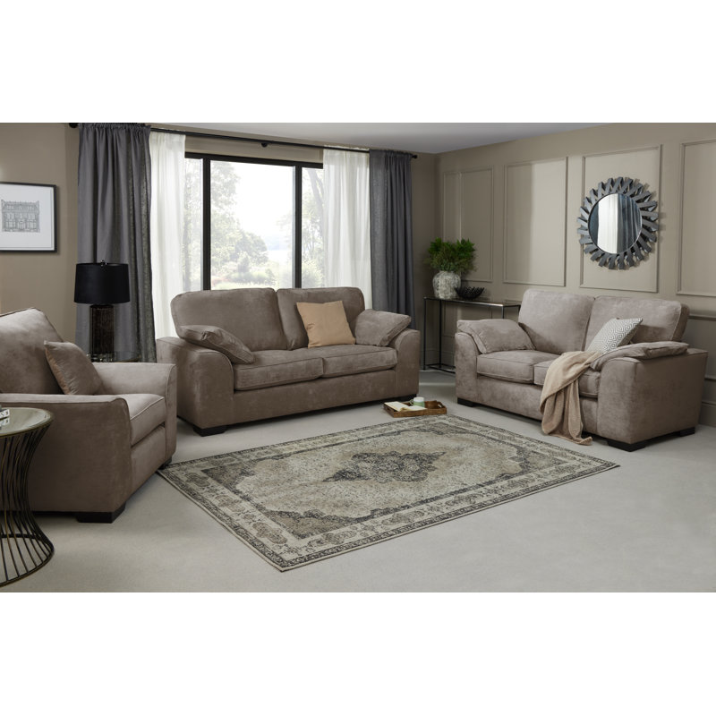 Humboldt 3 - Piece Living Room Set, Nutmeg