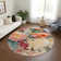 Machine Washable Indoor/Outdoor Jenning ACN2264 Floral Rug