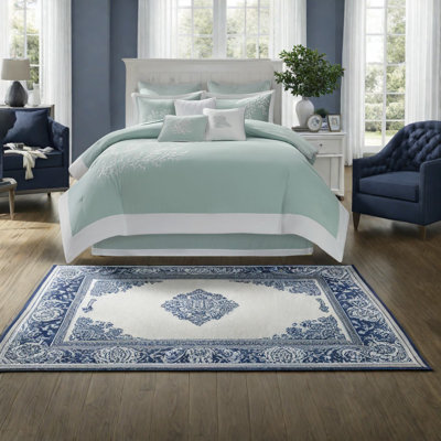 Ensembles de literie en coton de qualité supérieure, jacquard turquoise surdimensionné pour la décoration intérieure