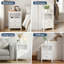 40cm W Manufactured Wood Bedside Table