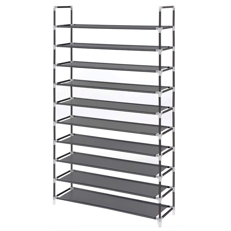 40 Pair Shoe Rack, Black