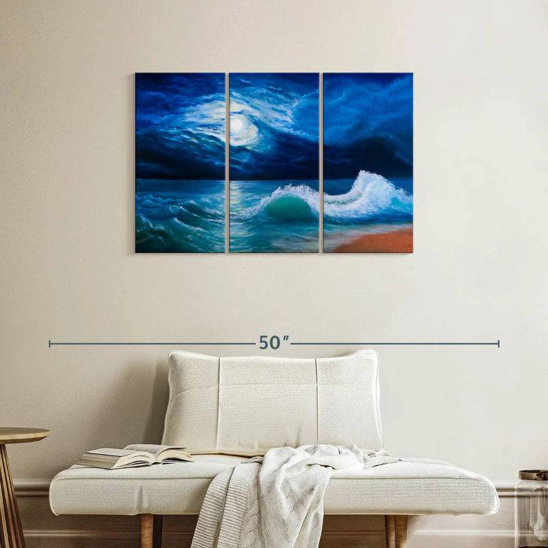 Gillard Blue Moon, 24" H x 38" W