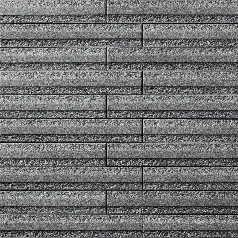 Granas Line 1" x 6" Ceramic Mosaic Wall Tile, Gray