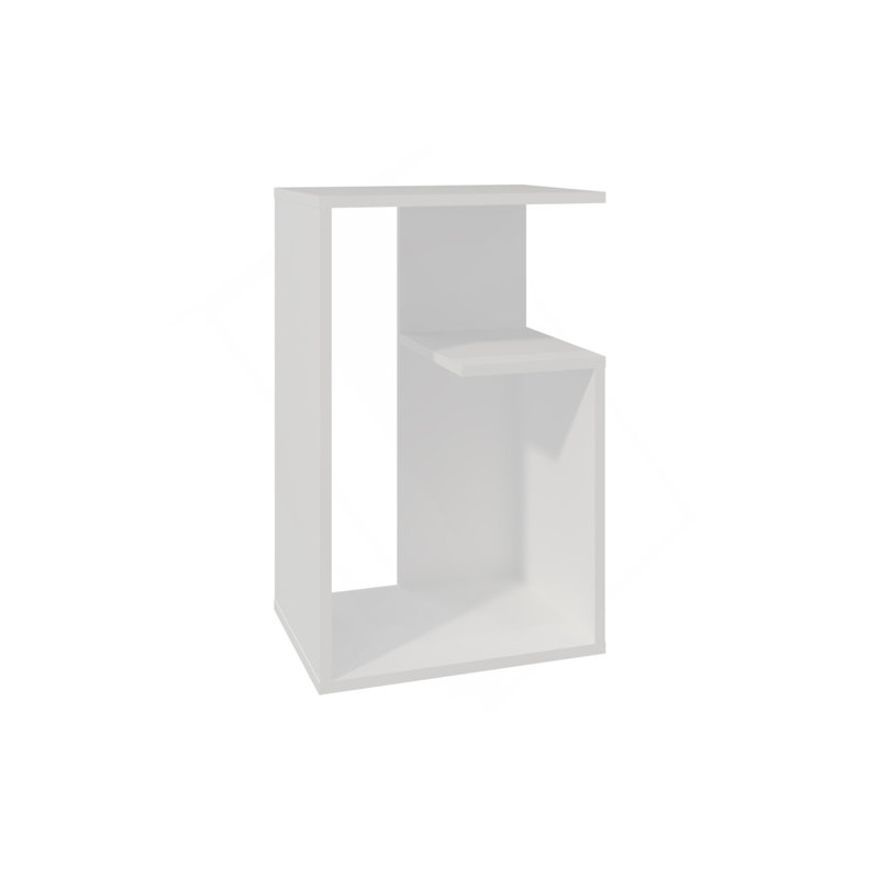Side Table 25" H, 1 Shelf