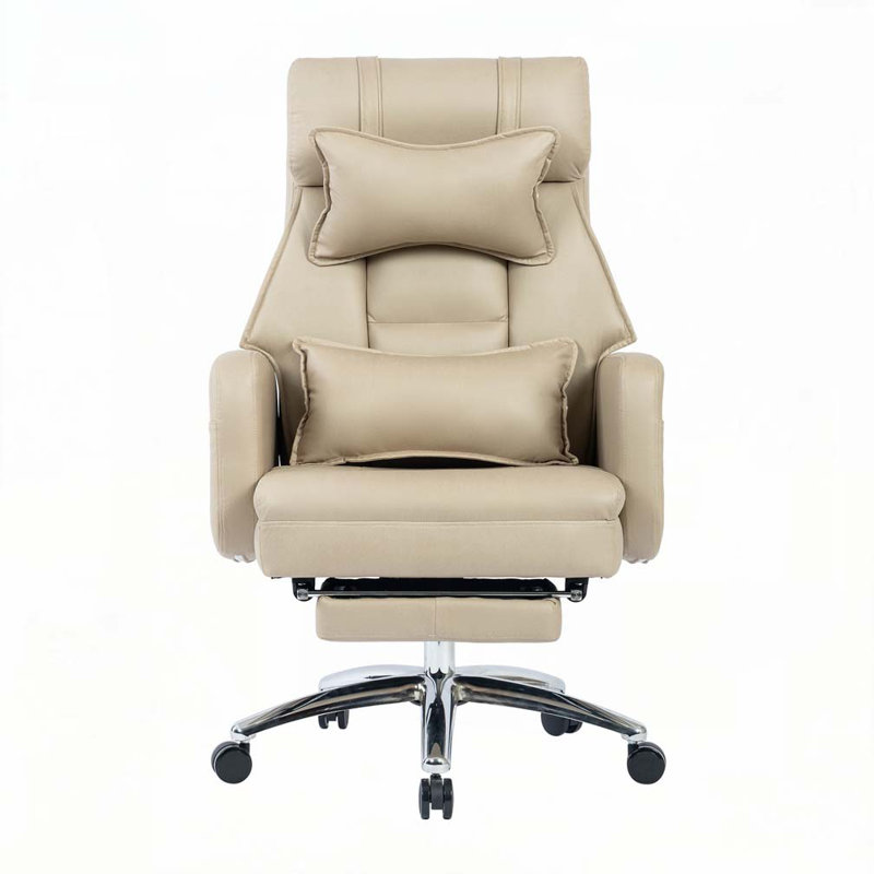 Swivel Ergonomic Office Chair, Beige