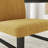 Roundhill Furniture Edo 5-Piece Dining Set, Round Trestle Table And 4 Upholstered Chairs, Gray And  Yellow-241755315
