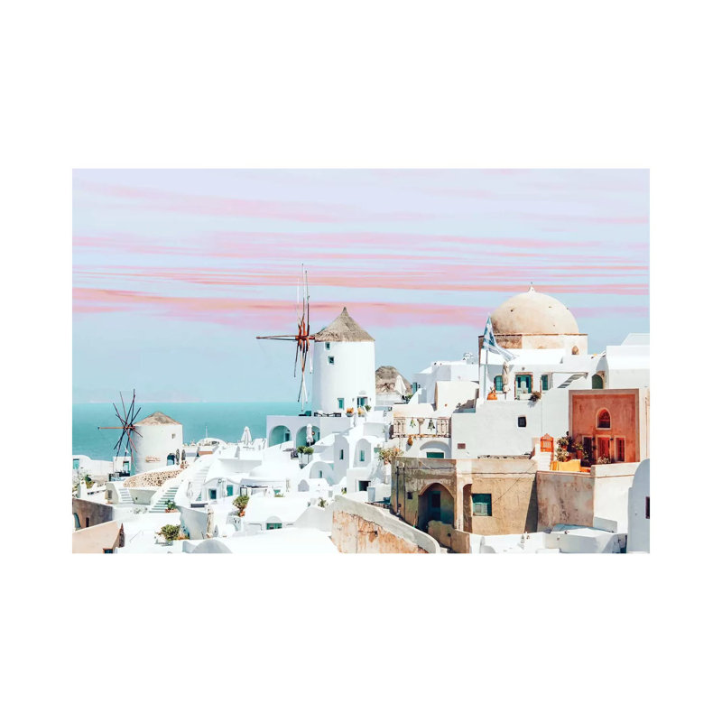 Scenic Greece by 83 Oranges - Wrapped Canvas Gallery-Wrapped Canvas Giclée, 20.32cm H x 30.48cm W