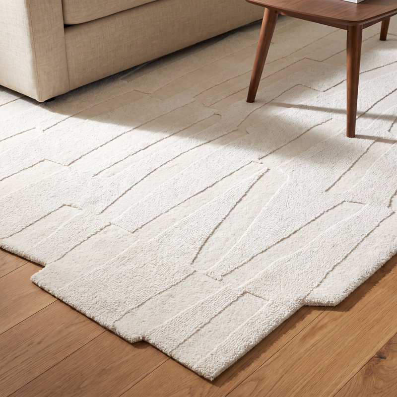 Icacos Hand Loomed Wool Indoor Rug, Novelty 5'7" x 6'