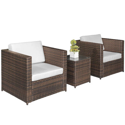 Alyce 2 Seater Rattan Conversation Set