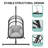  Hanging Egg Chair With Stand-314573786-314573785