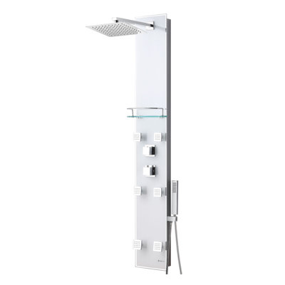 Zara 59'' Shower Panel with Adjustable Shower Head