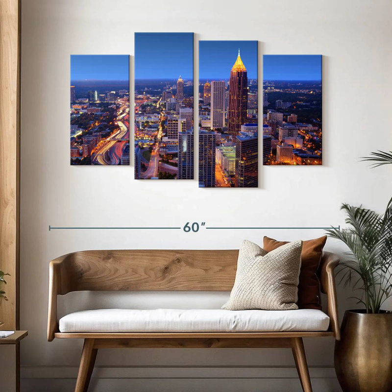 Sirci Atlanta Nightscape, H 32 po x l 52 po