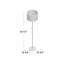 Lampe sur pied 62,5 po Bajram