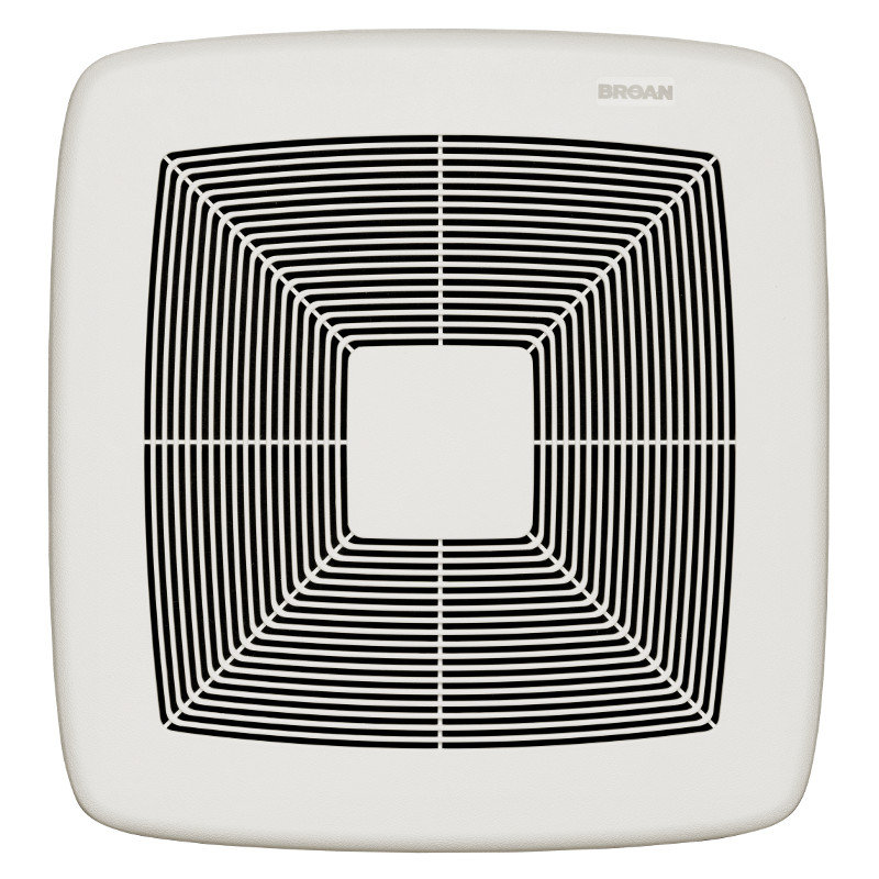 White Steel 110 CFM Energy Star Bathroom Ceiling Fan