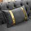 Canapé Chesterfield luxueux en velours doré satiné de luxe pour les salons élégants