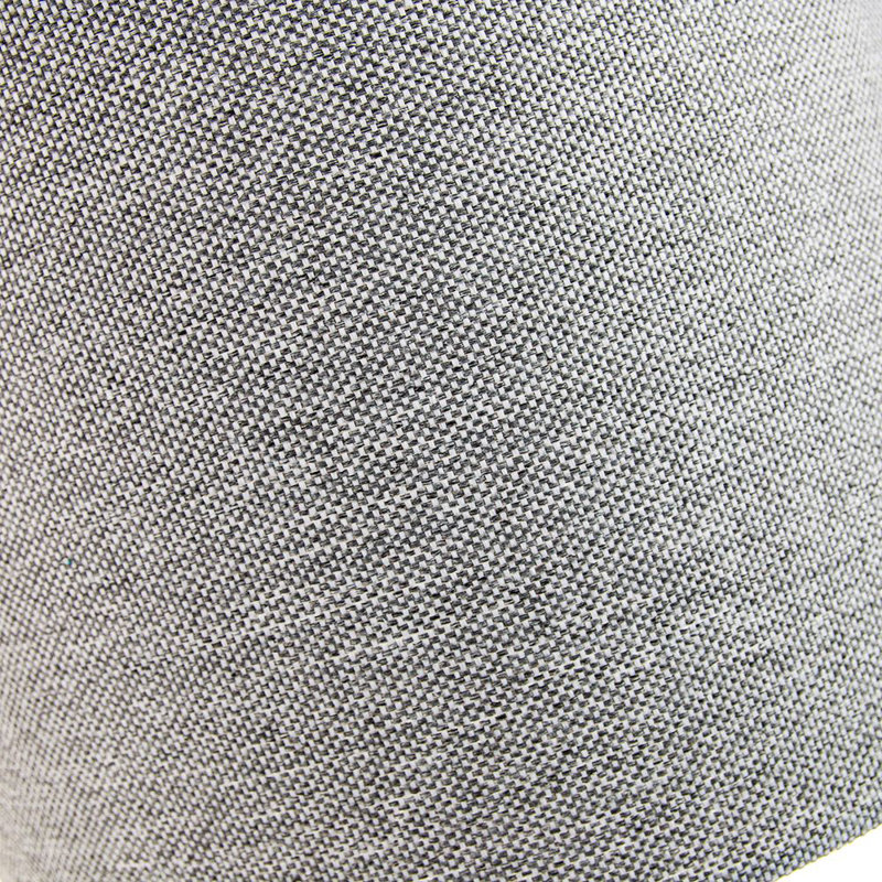 Ibiza Linen Drum Lamp Shade, Grey, 20cm H x 30cm W x 30cm D