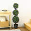 110cm Faux Flowering Topiary in Pot