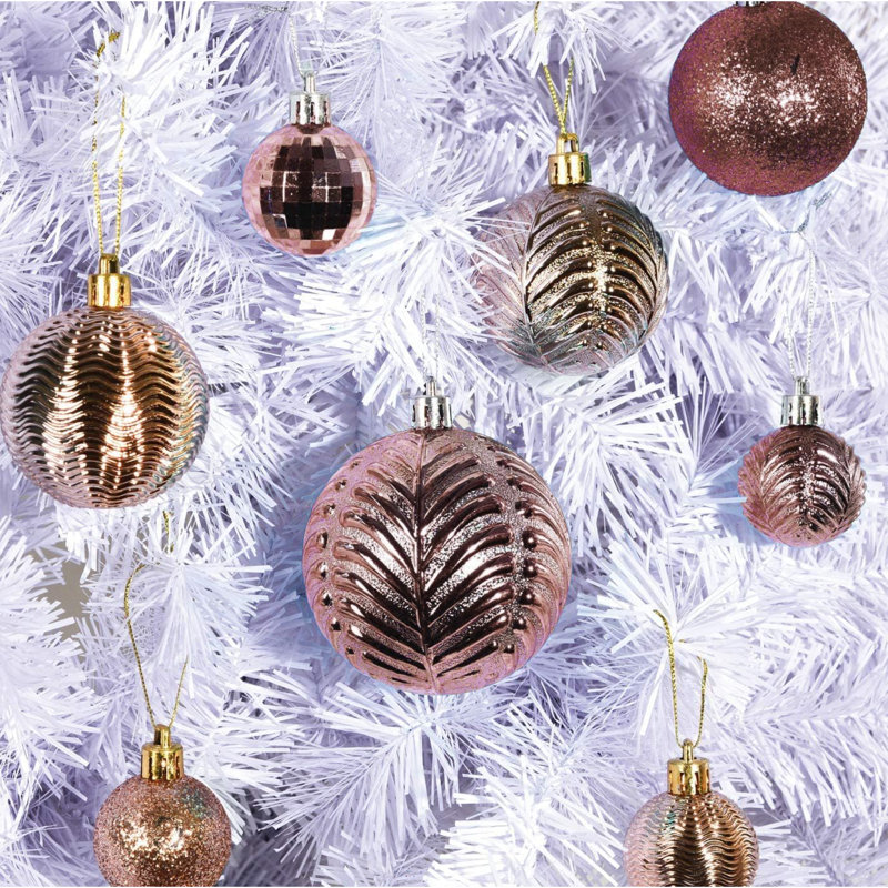 6.5'' Ball Ornament, Rose Gold