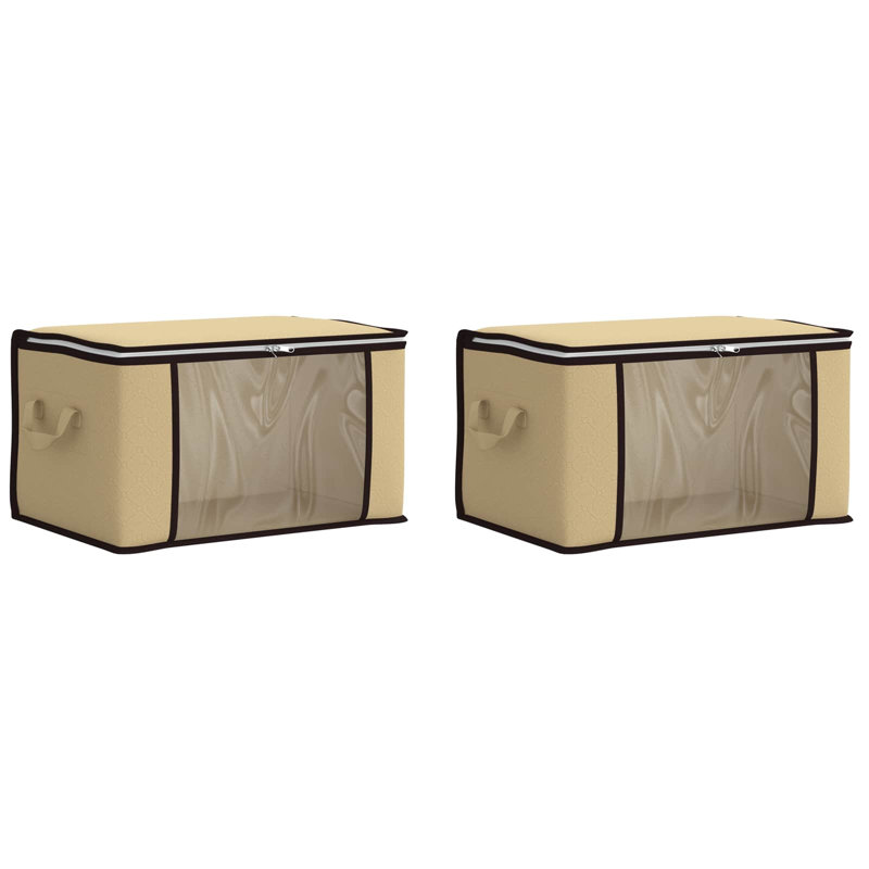 Rebrilliant Box, Cream, 35cm H x 60cm W x 43cm D
