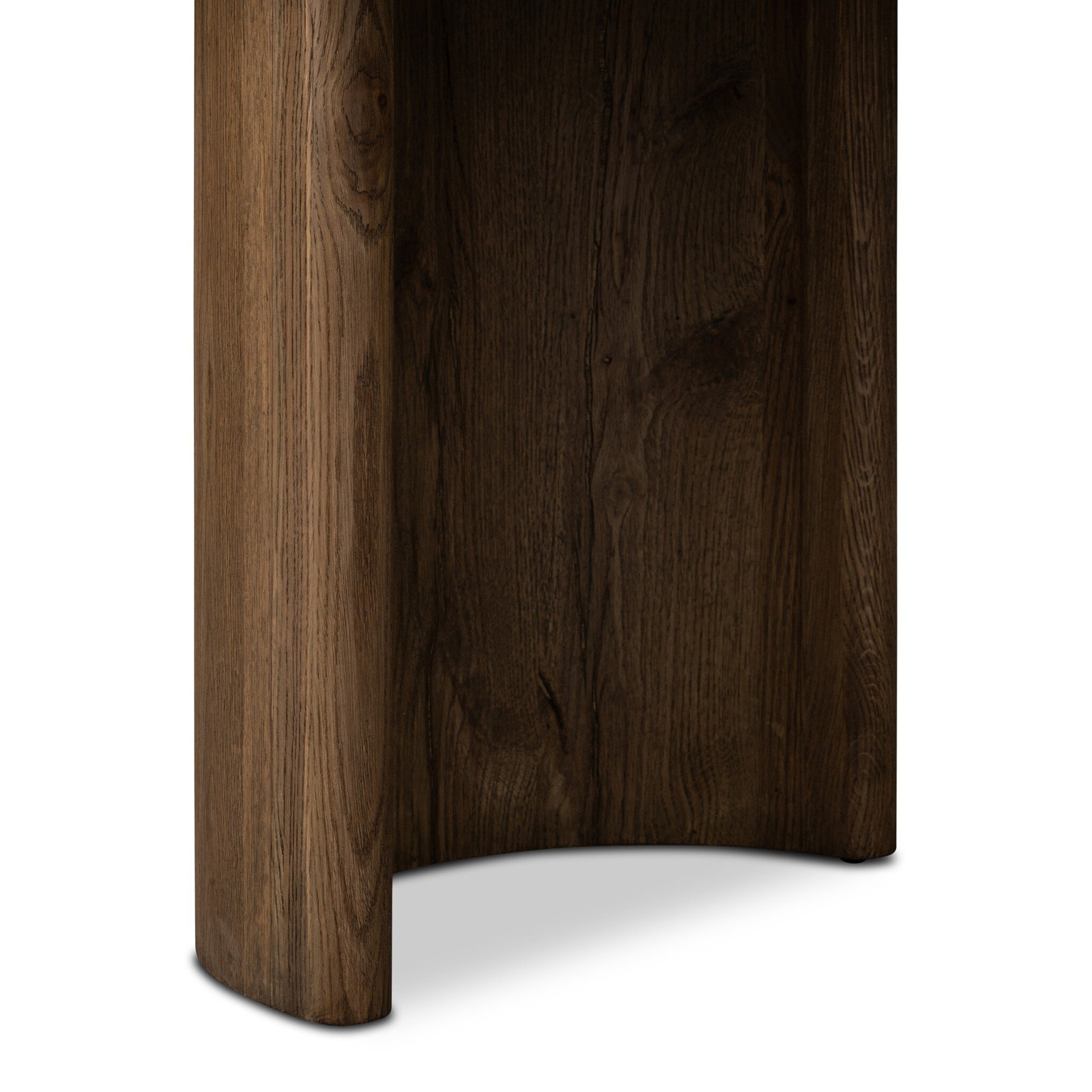 Haiden 84" Extendable Acacia Dining Table, Worn Oak