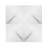 Adoree V Grooved Square Mirror