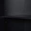 Armoire de rangement pour salle de bain avec deux paniers à linge, armoire de rangement avec portes et tiroir pour la maison, noir-405212764