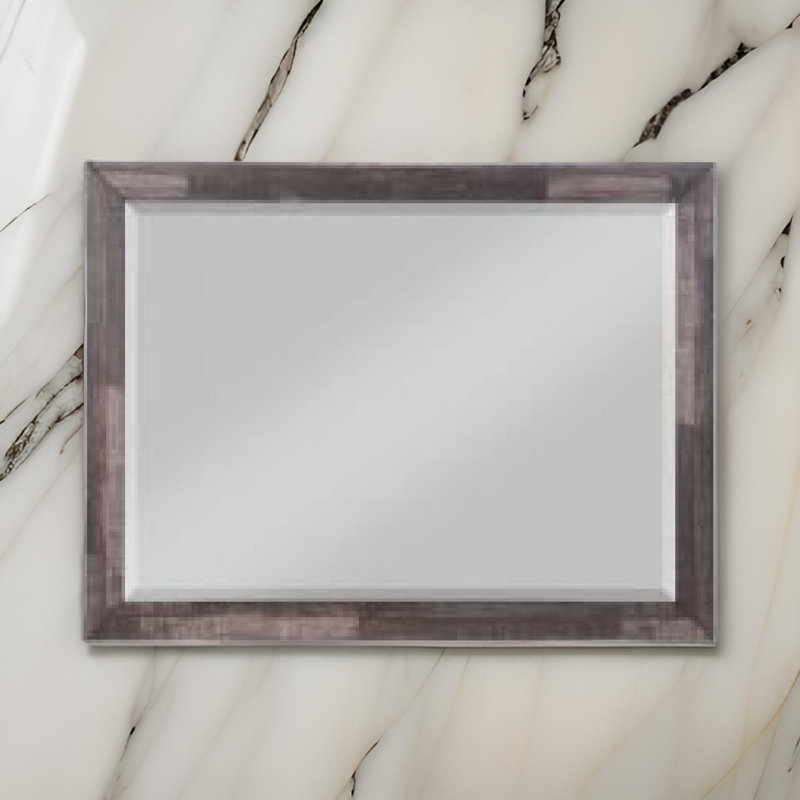 Solid And Engineered Wood Flat Wall Mirror